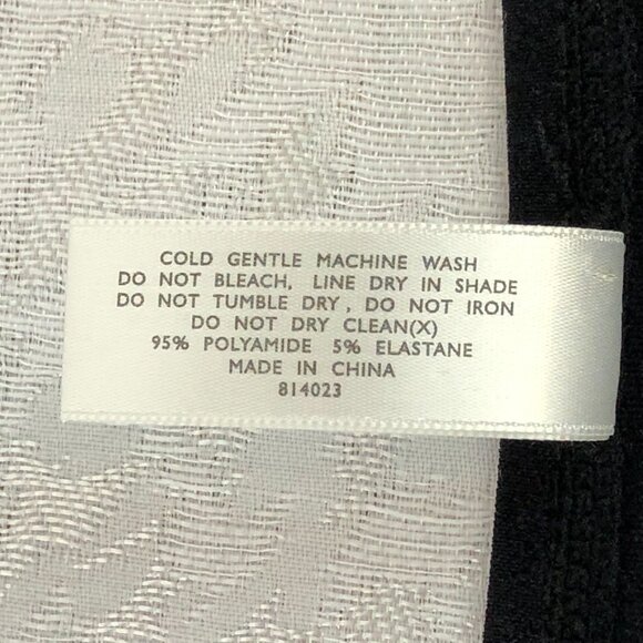 Witchery Fitted Long Sleeve Black Top with Scoop Neck Size Small - Picture 6 of 9